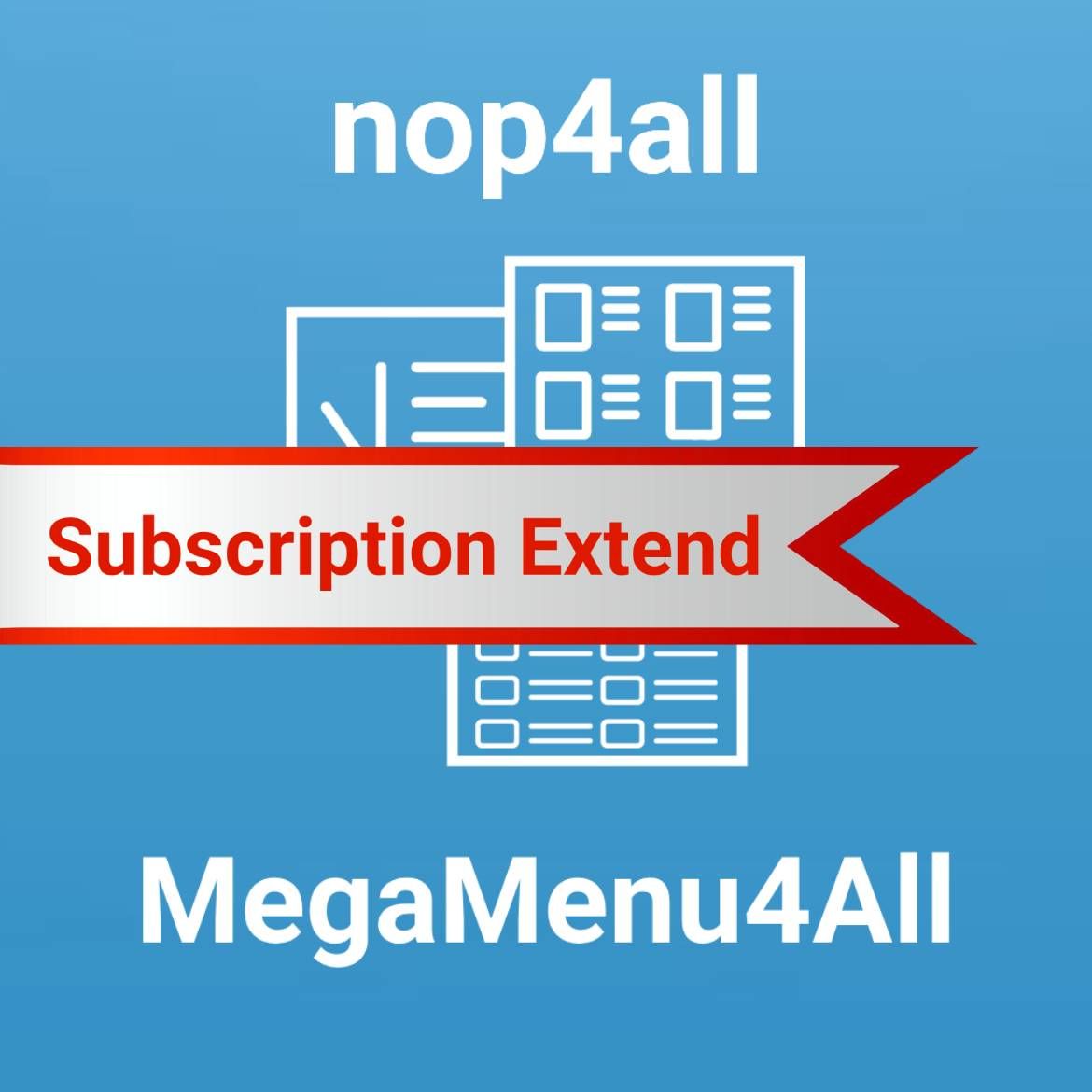 Picture of Subscription Extend - MegaMenu4All  - Test