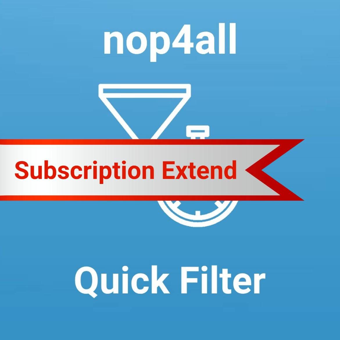 Picture of Subscription Extend - Quick Filter - Test